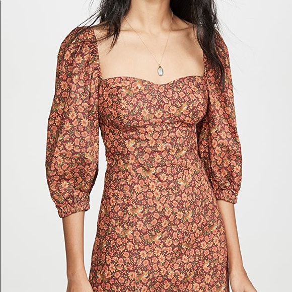 RARE NWOT FARM Rio Leopard Garden Mini Dress - Picture 10 of 11